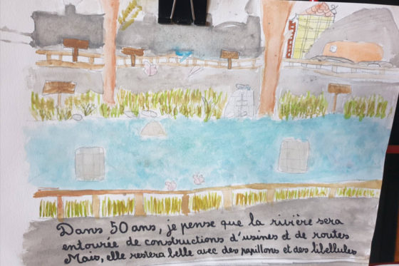 EXPO SUR L’EAU PAR LES ENFANTS DE SAURAT.