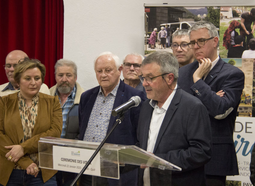 SALLE PLEINE POUR LA CÉRÉMONIE DES VOEUX 2025 !